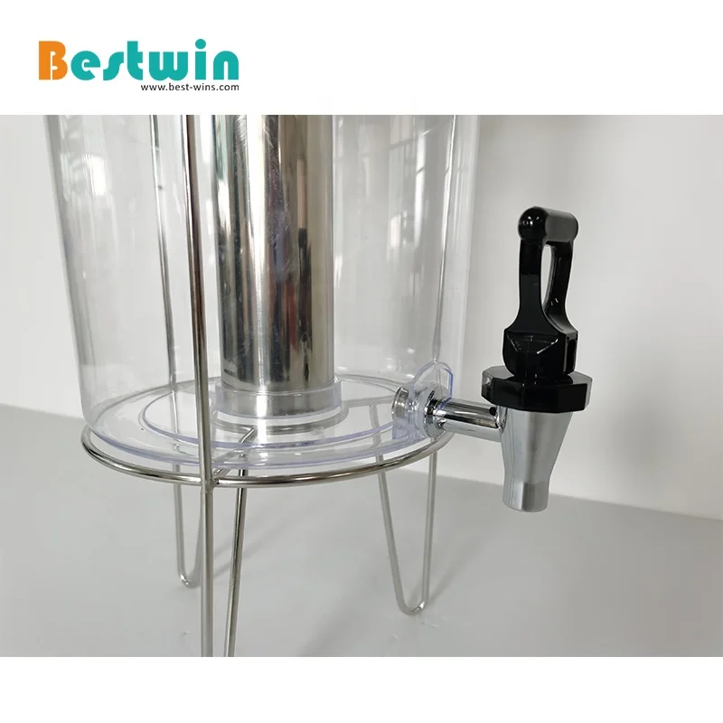 7L/8L Family Plastic Cold Drink Soda Wine Tea Lemonade Mini Beverage Simple Juice Dispenser
