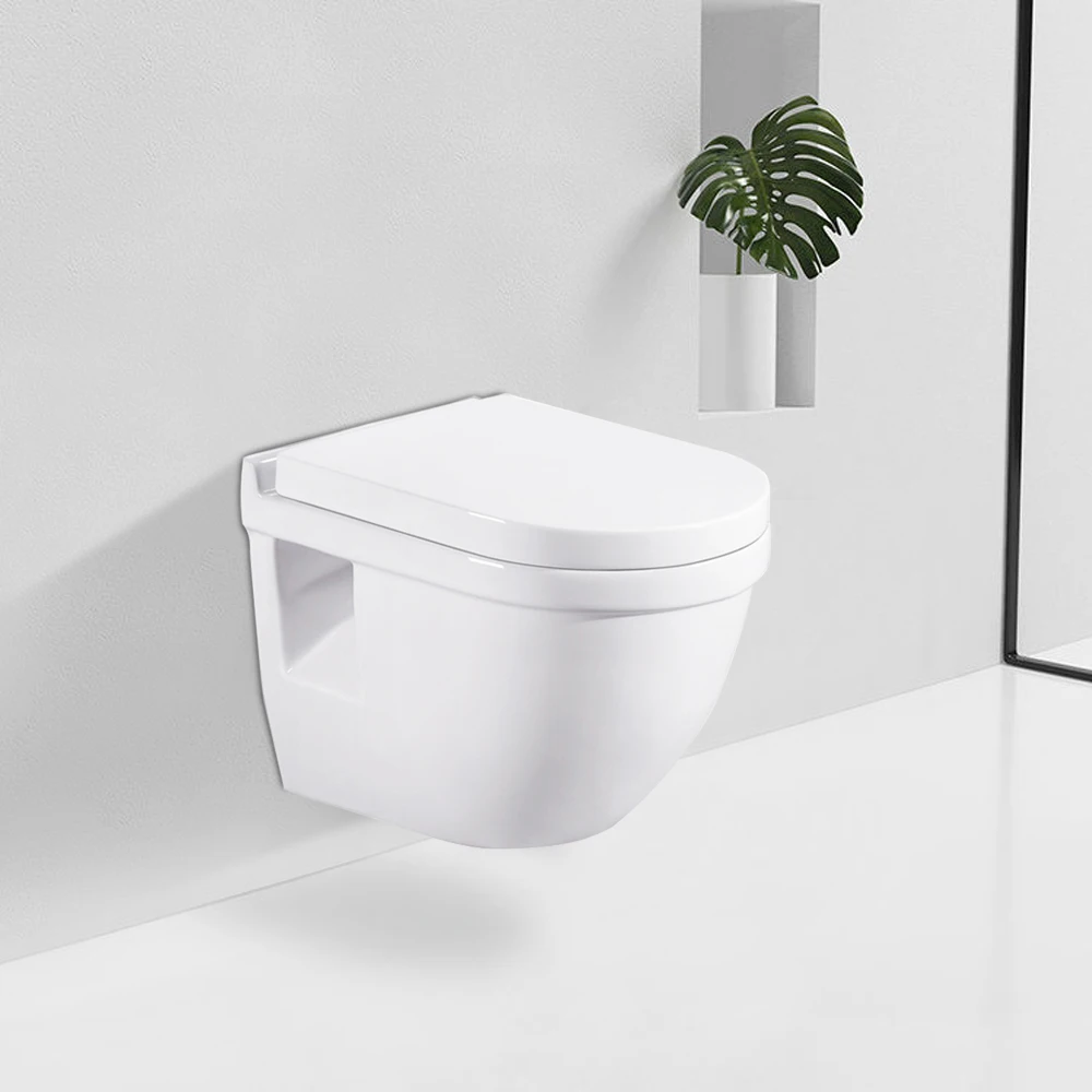 european concealed bowl ceramic sanitary ware wall hung toilet set