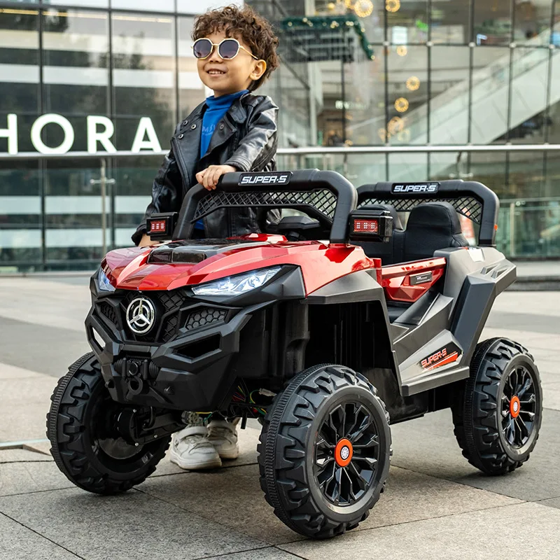Новейший Utv Двухместный каток на моторном колесе детский автомобиль 24 В 4x4 большие автомобили для детей