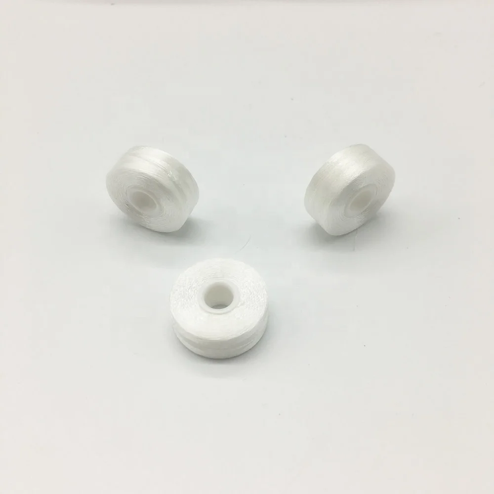 Предварительно намотанные катушки для вышивки катушка из 100% полиэстера нить