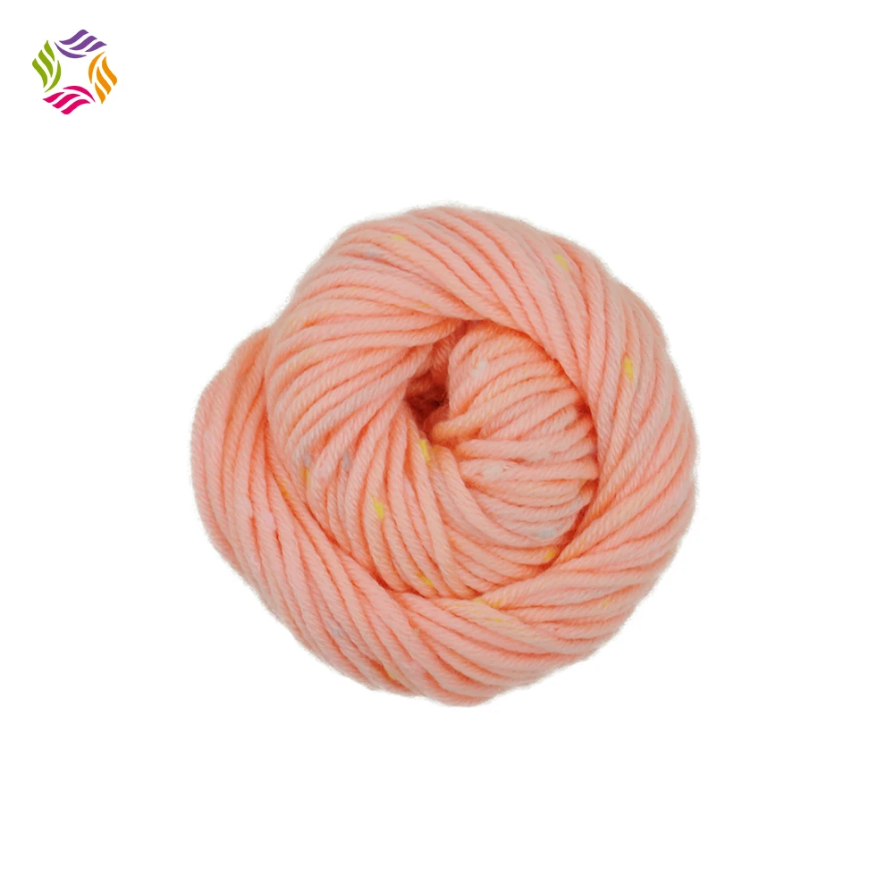 Charmkey 100% Acrylic Dot Yarn Fancy Knitting Yarn For Crochet Sweater And Scarf