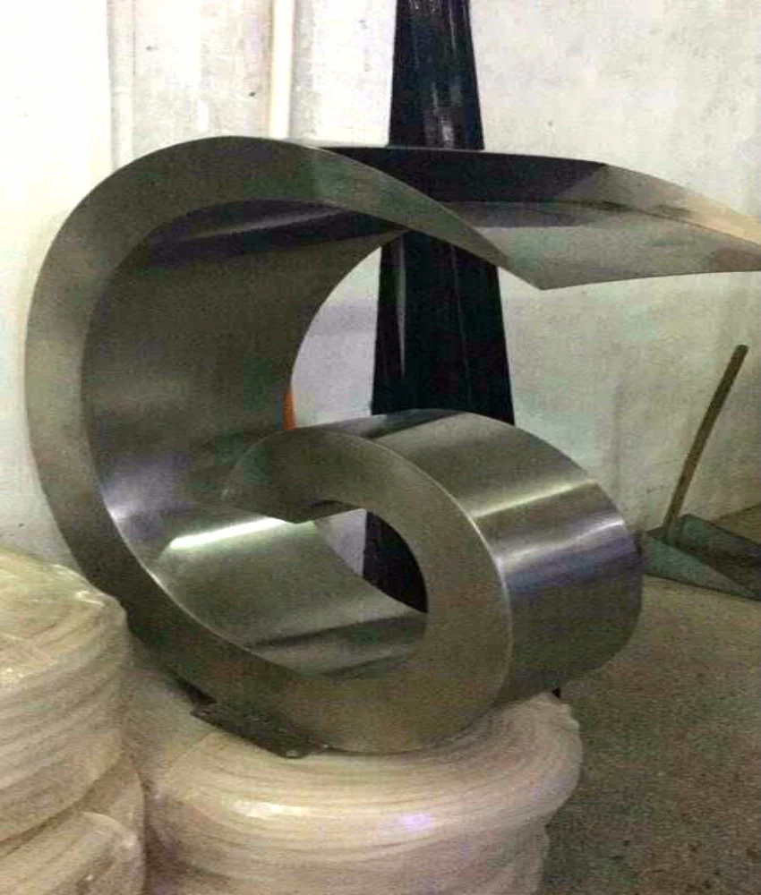 
Snail-shape stainless steel waterfall fountain for swimming pool and garden pond 