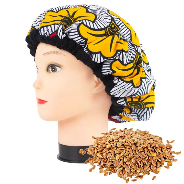 New Product Deep Conditioning Heat Cap Flaxseed Microwavable
