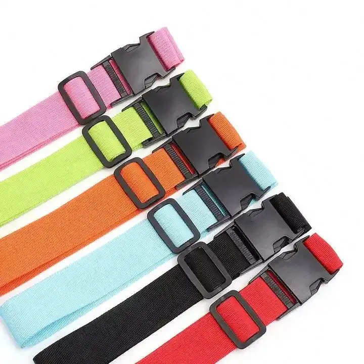 wholesale custom logo adjustable travel luggage strap luggage belt strap
