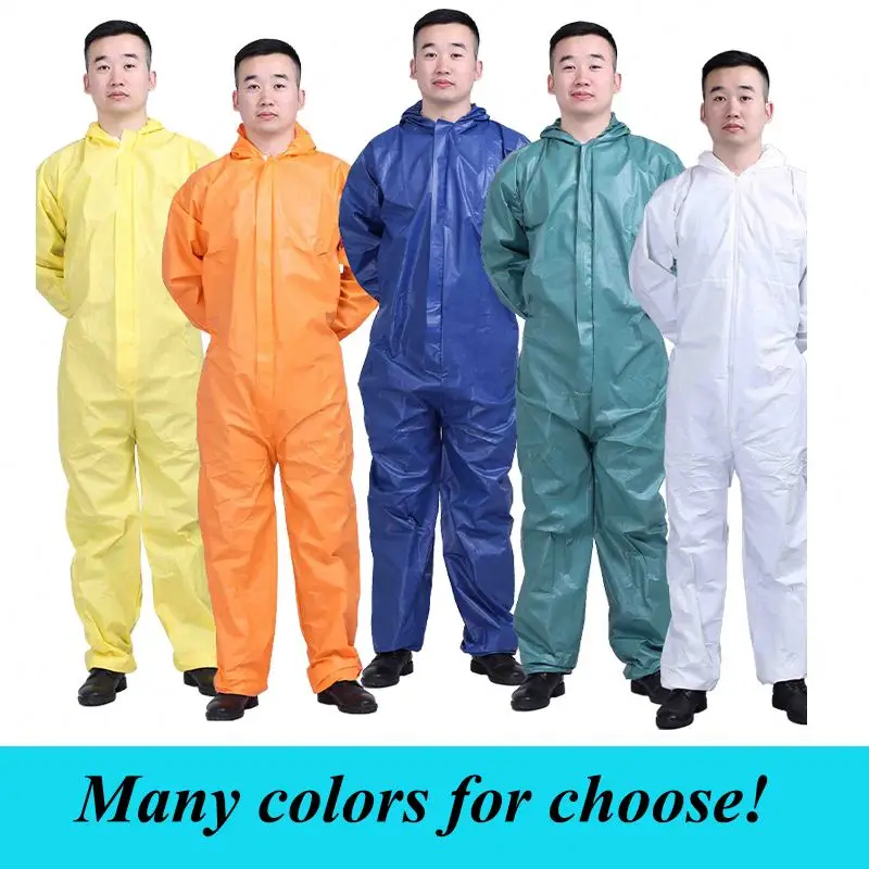 Safety Coverall With Logo Work Wear Safety Wear Disposable Suit
