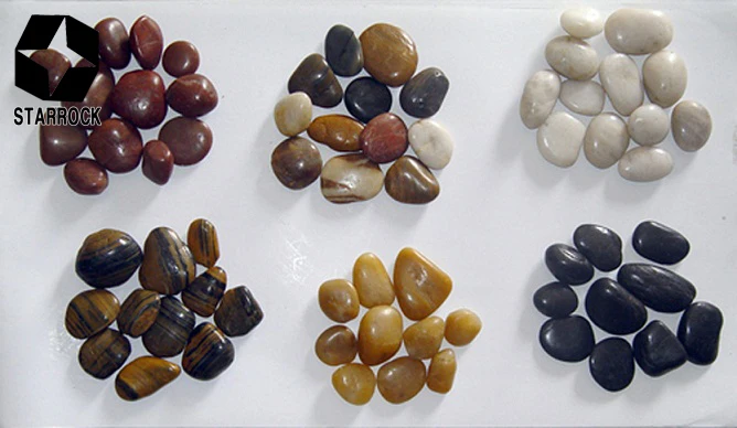 
Chinese Pebble Stone River for landscape black Pebble Stone 