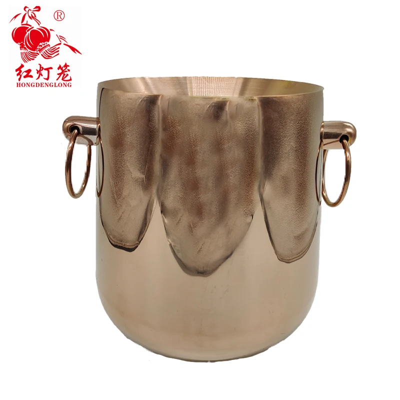 Wine Chilling Luxury Ice Buckets with Handle Wholesale Exporter New Design High Quality Wedding Metal Champagne Beer Ice Buckets