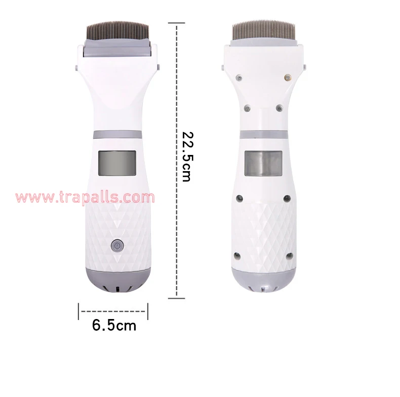 Electronic Dog Cat Hair Cleaner Brush Lice Remover Pet Flea Comb