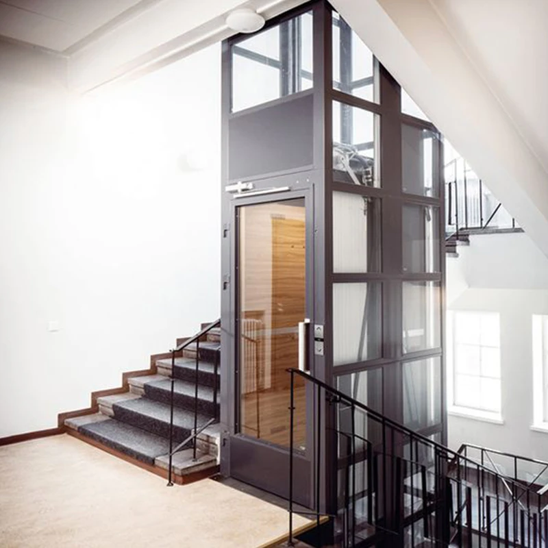 Wemet 300kg capacity lift glass home lift for wheelchair lift