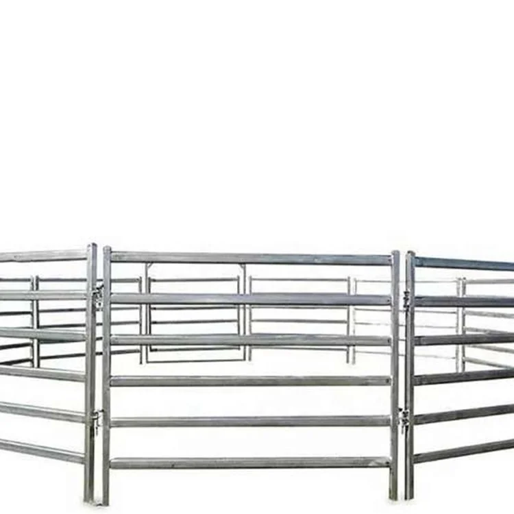 Cheap Australia 4 Rails  No Climb Livestock Fence Panels New Zealand Used Horse Fence Panels Standard Cattle Fence Panel