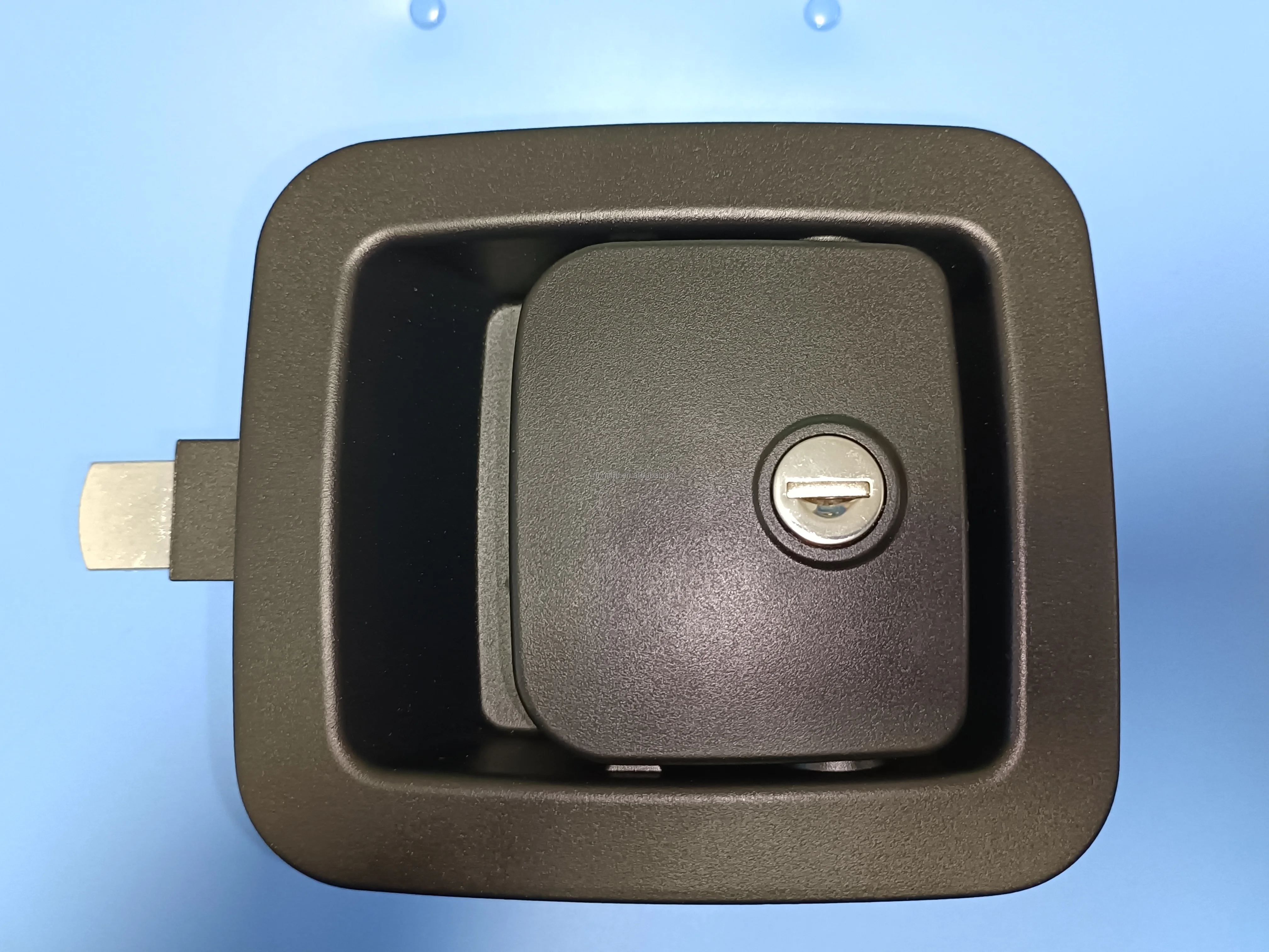 Customized panel embedded quick door lock of various materials