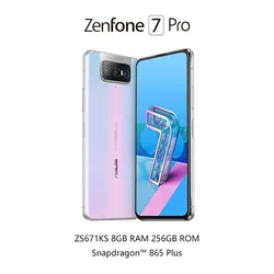 Как US Zenfone 7 Pro 8 ГБ ОЗУ 256 Гб ПЗУ 5000 мАч NFC Android Q 90 Гц 5G смартфон