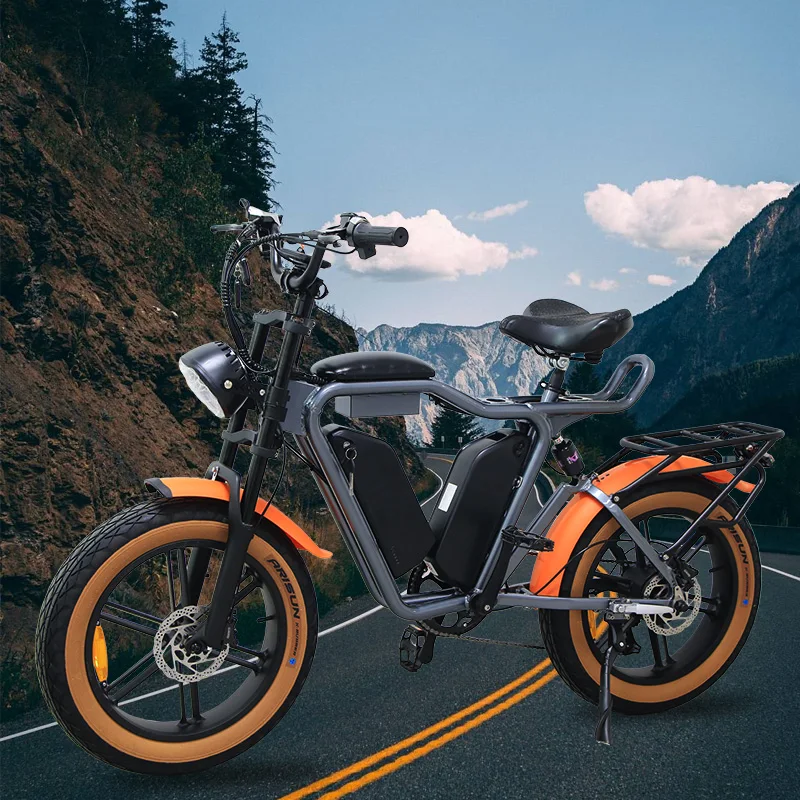 Electric Bike for Sale 750W 1000W Motor 48V 52V 22Ah Fat tire 20 Wheel Electric City Bike 7 Speed Electric City Bicycle