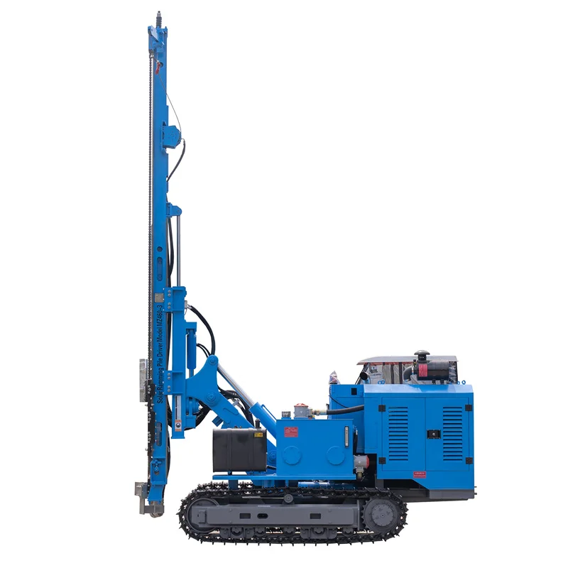 Sheet Pile Driving Machine Helical Pile Installation Equipment Ramming Machines For Solar Pv Plant