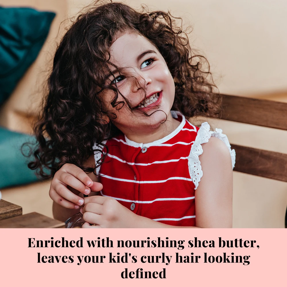 Фирменная торговая марка 2 в 1 масло ши влажный черный органический дети оставляют кондиционер для африканских вьющихся волос