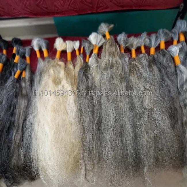 
SINGLE DONOR VIRGIN INDIAN GRAY REMY HAIR !!!!! 