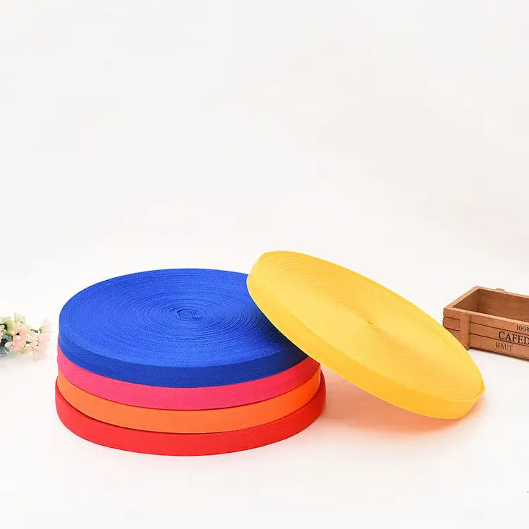 
Custom Bag Straps Polypropylene Colorful Webbing Durable Tight Weave Herringbone PP Webbing For Bags 