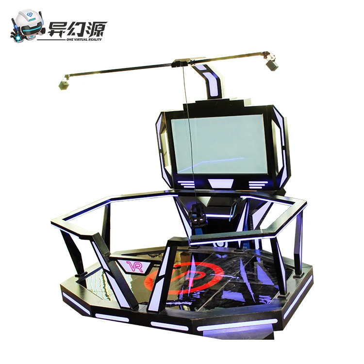 VR boxing skiing shooting simulator game machine with VR HTC VIVE glasses