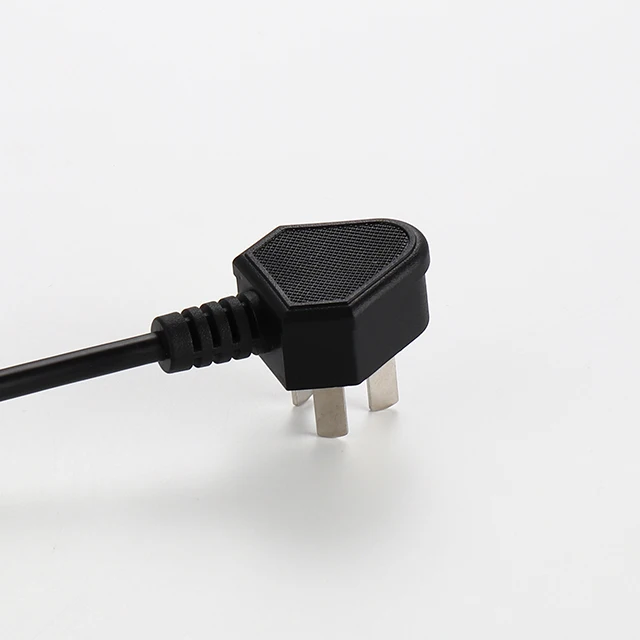 PVC 220V 110V Black Sheath Power Cord American Standard Plug