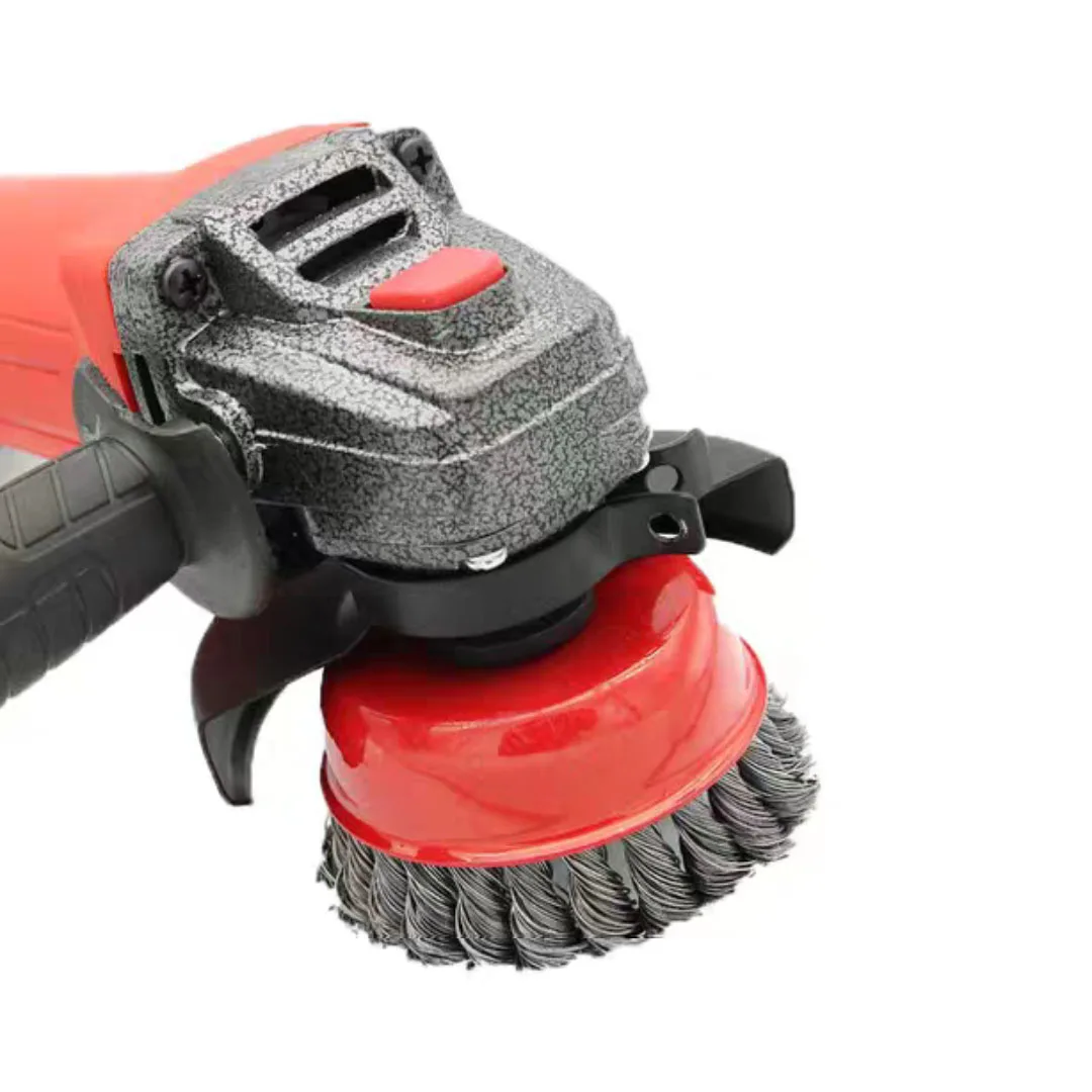 Powerful Twisted  knot steel Wire Cup Brush for angle grinders
