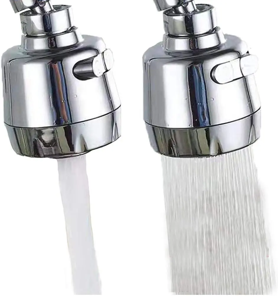 360-Degree Swivel Faucet Extension Kitchen Sink Aerator Faucet Nozzle Faucet Extender for Kitchen, Bathroom