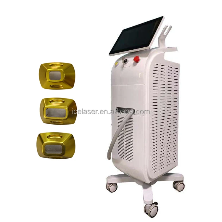 15.6 inch 4k screen diode lazer hair removal machine 2022 double diode laser hair removal machine 808