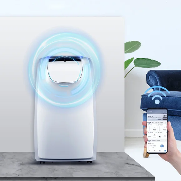 Портативный перезаряжаемый кондиционер 9000btu КОНДИЦИОНЕР Wifi контроллер дома блок переменного тока