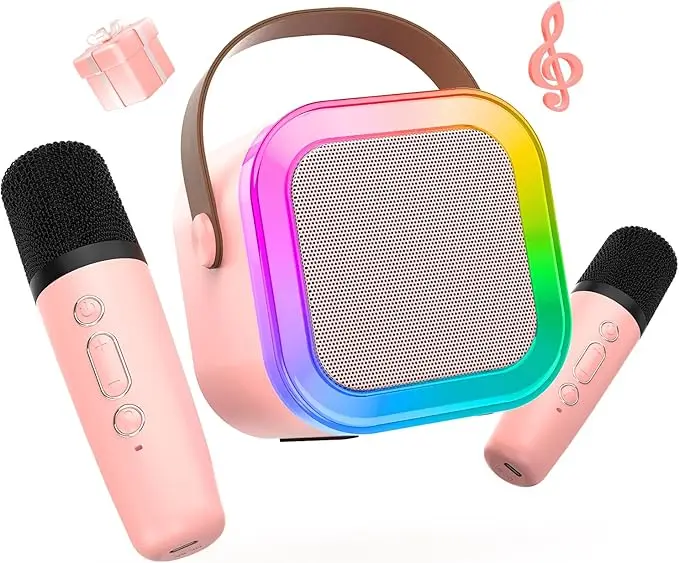 K12 bluetooth Speaker with Speaker for Home or Outdoor Parties Bluetooth Speaker Mini Karaoke Machine for Kids
