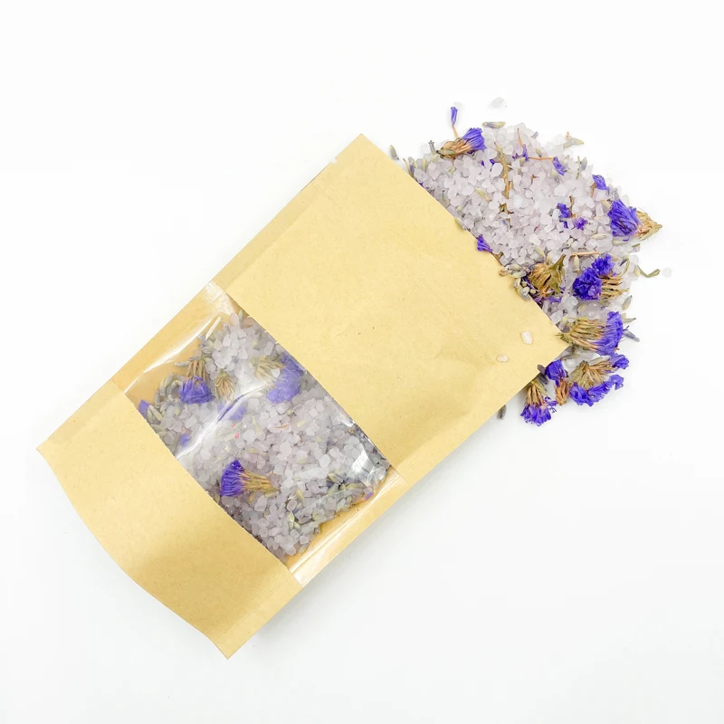 OED Private Label Luxury Packaging Natural Organic Himalayan Bath Salts with Pink Crystal Salt and Rose Scent for Body Soaking