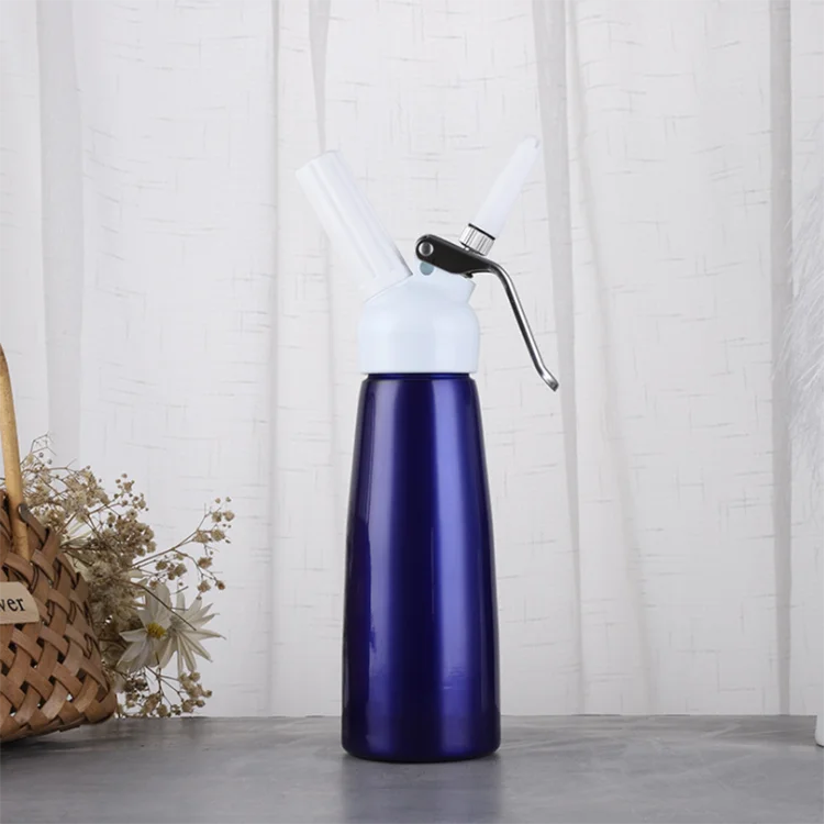 500ml Aluminum Whipped Cream Whipper Dispenser with Metal