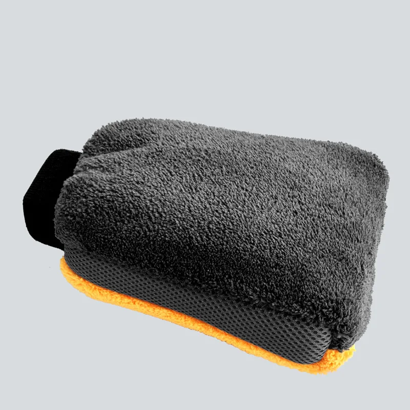 
BONNO Car Wash Gloves Fine Plush Waterproof Coral Velvet Gloves Car Wash Thick Wipe Cloth Multi-function Car Wash Tool 26 * 19cm 