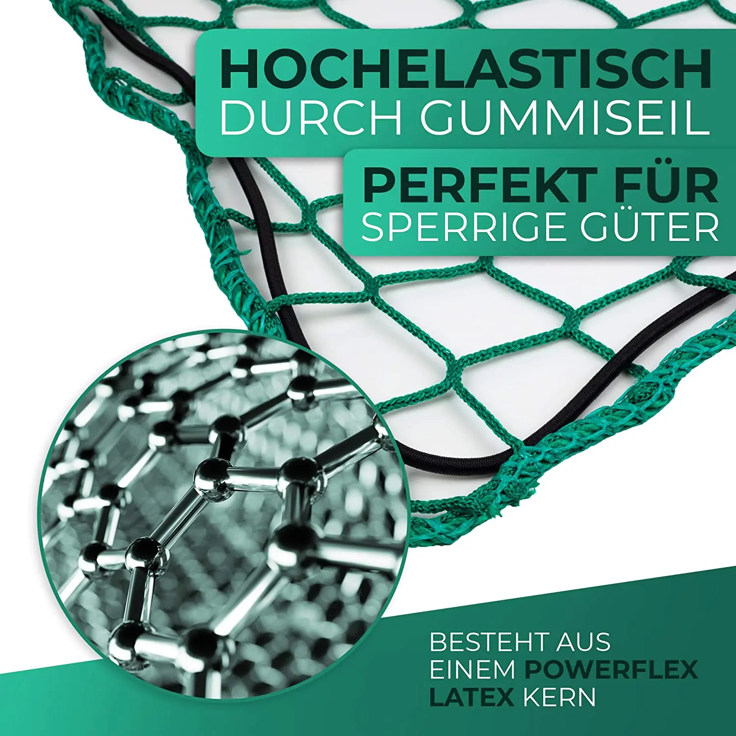 elastic knotless mesh heavy duty with hooks bed climbing cover trailer load security cargo net for trucks