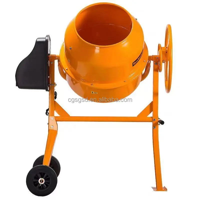 Portable Engineering Construction Compact Electric Motor Concrete Mobile Cement Mixers Machine