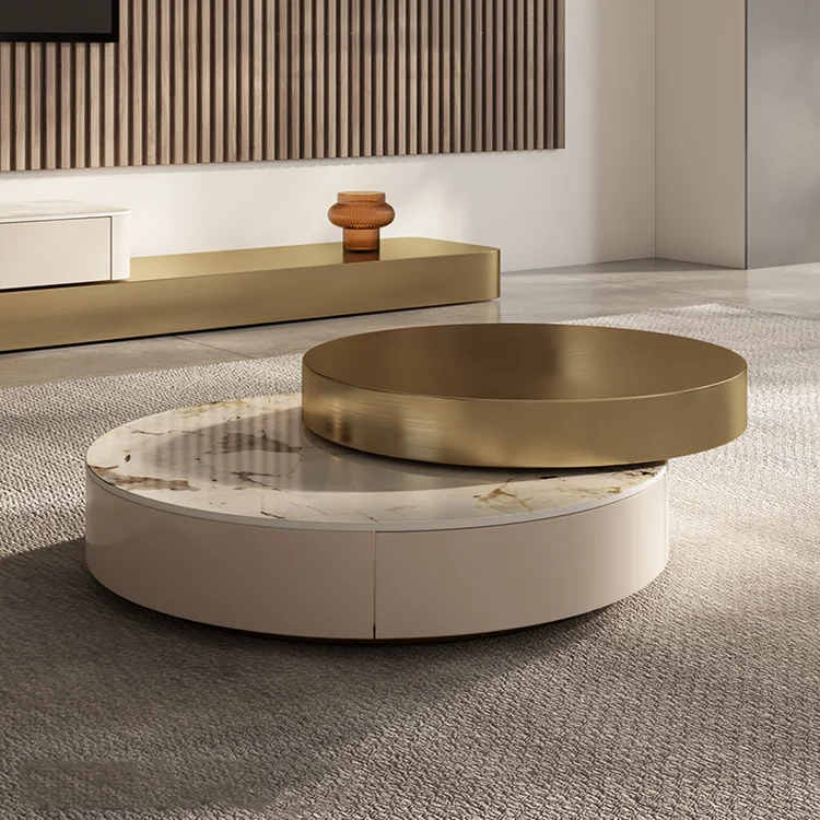 New Design Metal big coffee table Modular House Solution console table modern luxury