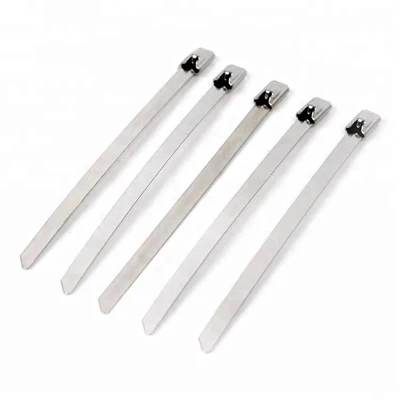 Оптовая продажа кабельные стяжки из нержавеющей стали самоблокирующаяся застежка-молния SS 304/316/201 Металлические