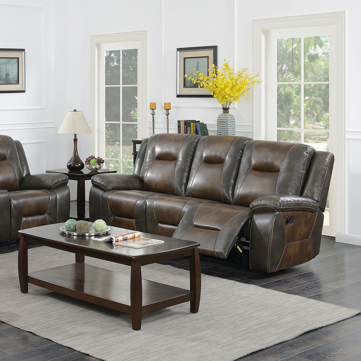 Luxury Sofa set High Standard Microfiber Fabric Living Room Furniture