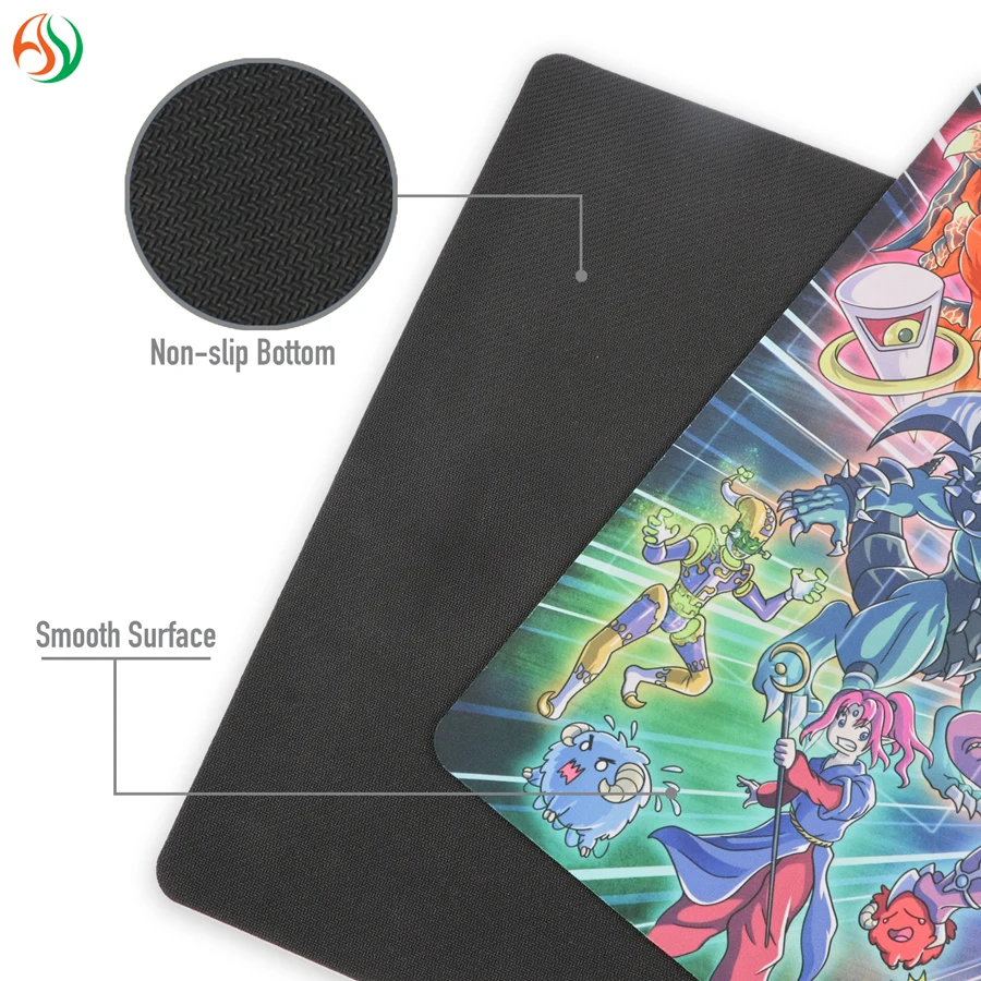 AY OEM magical card board games 14x24 playmat anti-slip sublimation large keyboard mouse pad with custom packing