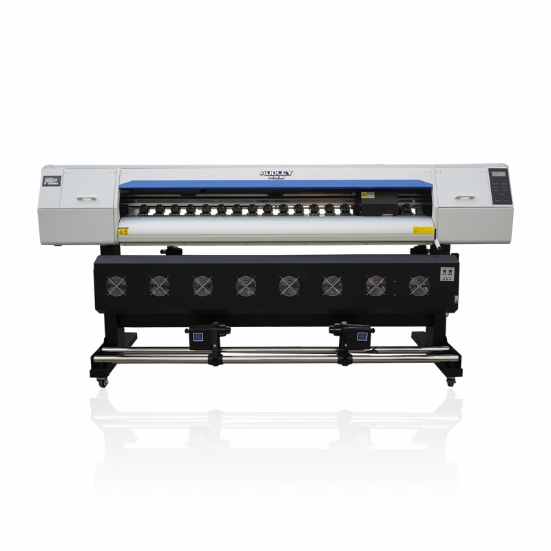 Audley Large Format I3200 4720 Head Digital Printer sublimation eco solvent Plotter 1900mm Inkjet Printer 4 Color/cmyk