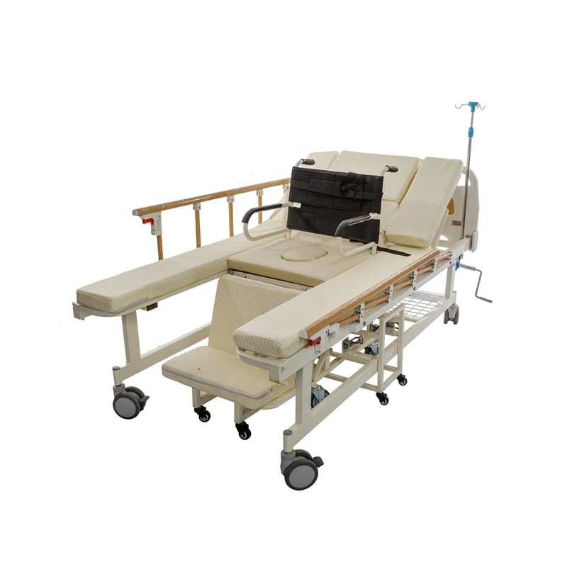 Super Much Hot Sales wheelchairs Medical Bed Multi-function Manual Hospital Bed For Paralyzed Patients
