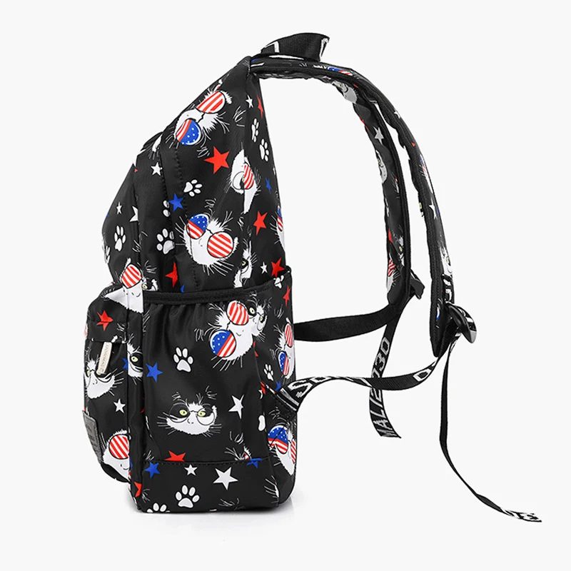 Fashion Water Resistant Custom Student Floral Backpack Summer Casual Sports Backpacks