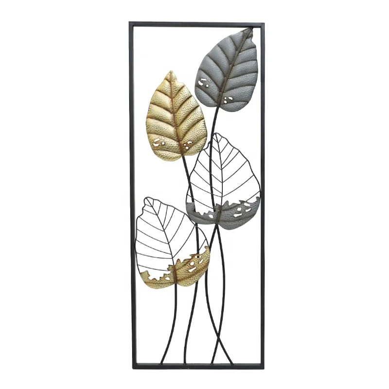 Metal Wall Art Decor European Handicraft Hanging Iron Luxury Wall Frame Home Decor Accessories