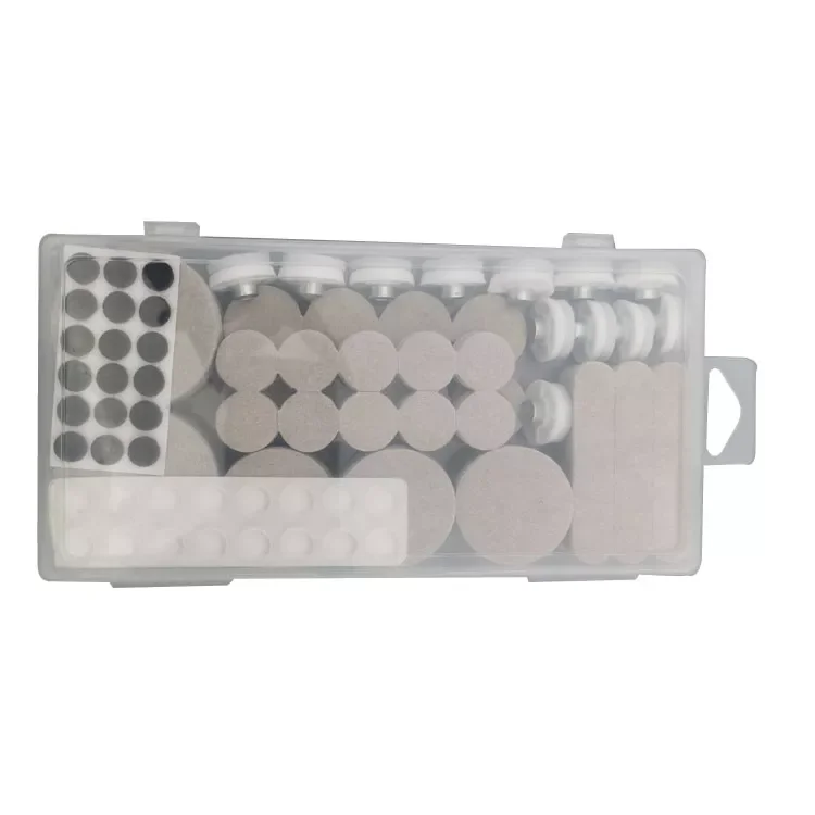 114pc Variety Sizes floor protectors brown sliders chair mat protector Furniture pads with Storage Box