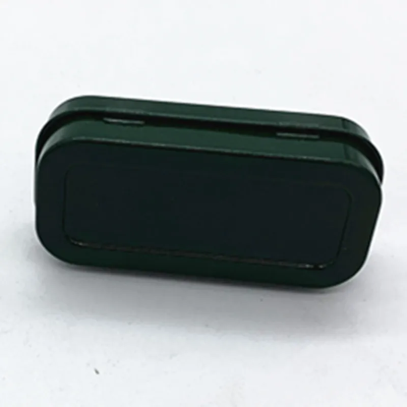 
flip top mini tin with hinge lid metal rectangular empty hinged tin box 