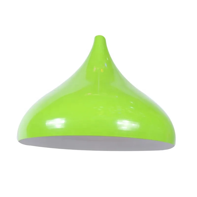 Contemporary decoration metal stainless steel black lampshade dust cover