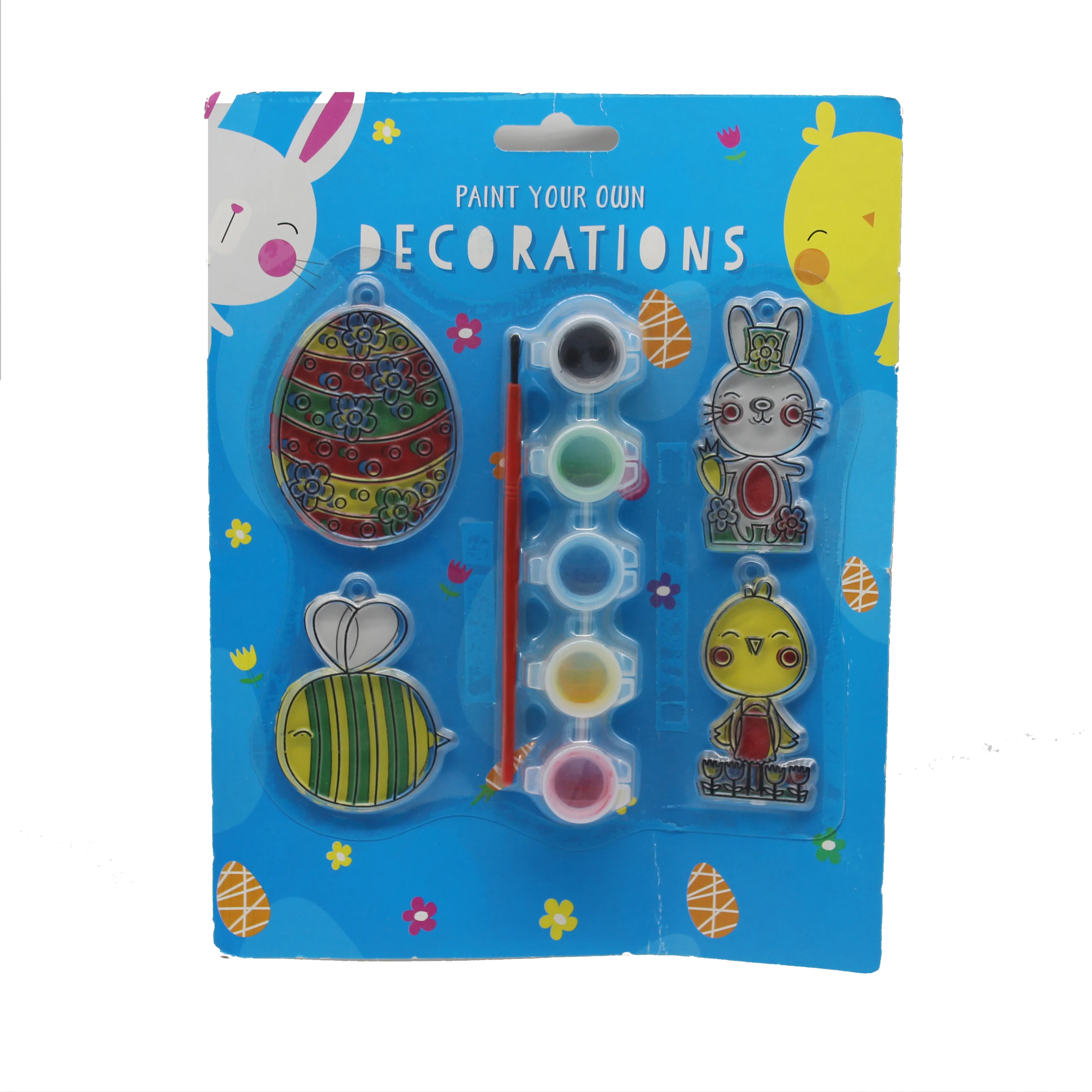 Wholesale Window Art DIY Easter Decorations Pattern Sun Catcher Craft Kit for Children Gift