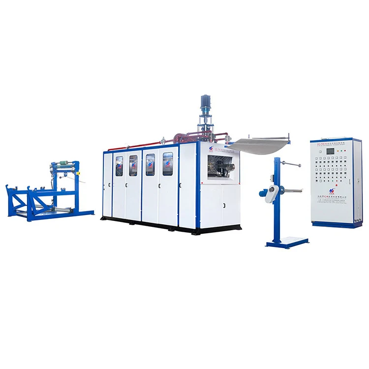 
YC-750 Professional automatic plastic thermoforming cup making machine suitable for plate box bowl molds 