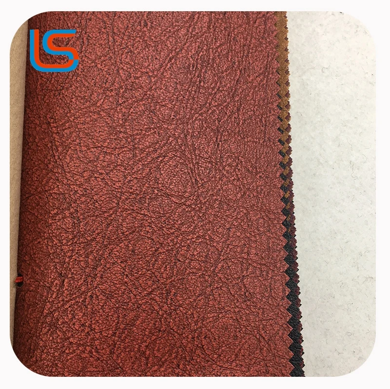 
PVC Artificial Synthetic Artificial Rexine Leather with Brush Backing 