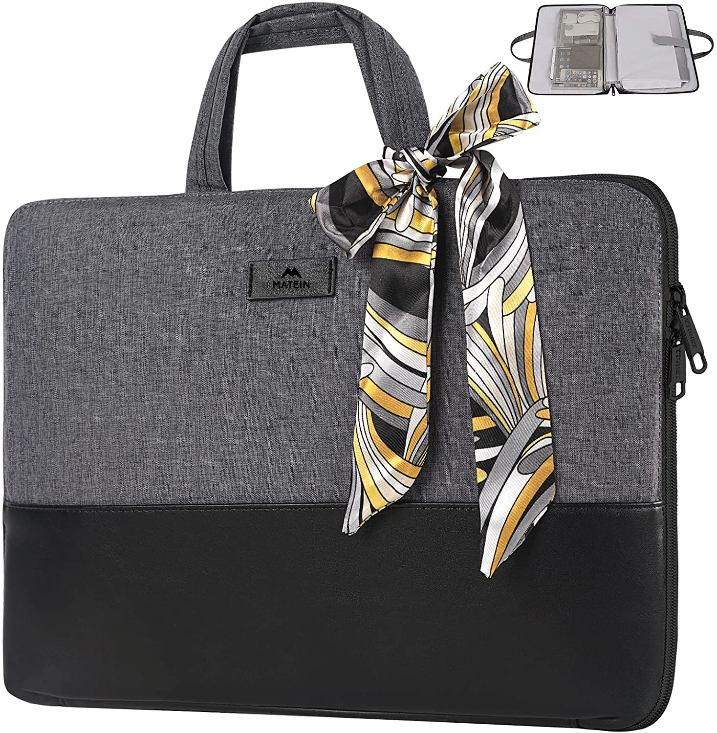 Womens Slim Leather brief Case Bag Compatible with MacBook Pro HP Lenovo Dell Asus Acer Computer Notebook leather briefcase