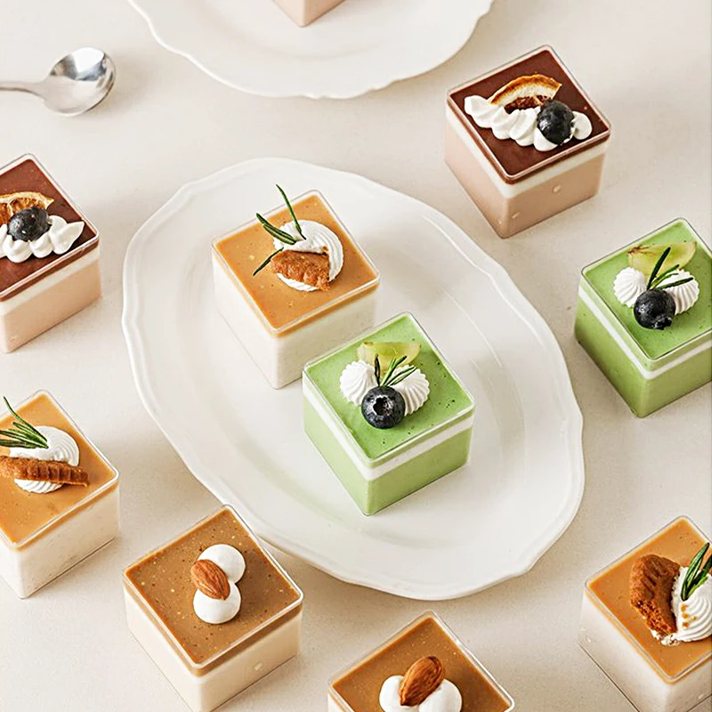 3 oz plastic dessert cups disposable pudding dessert mini mousse cup food-grade transparent plastic dessert cup