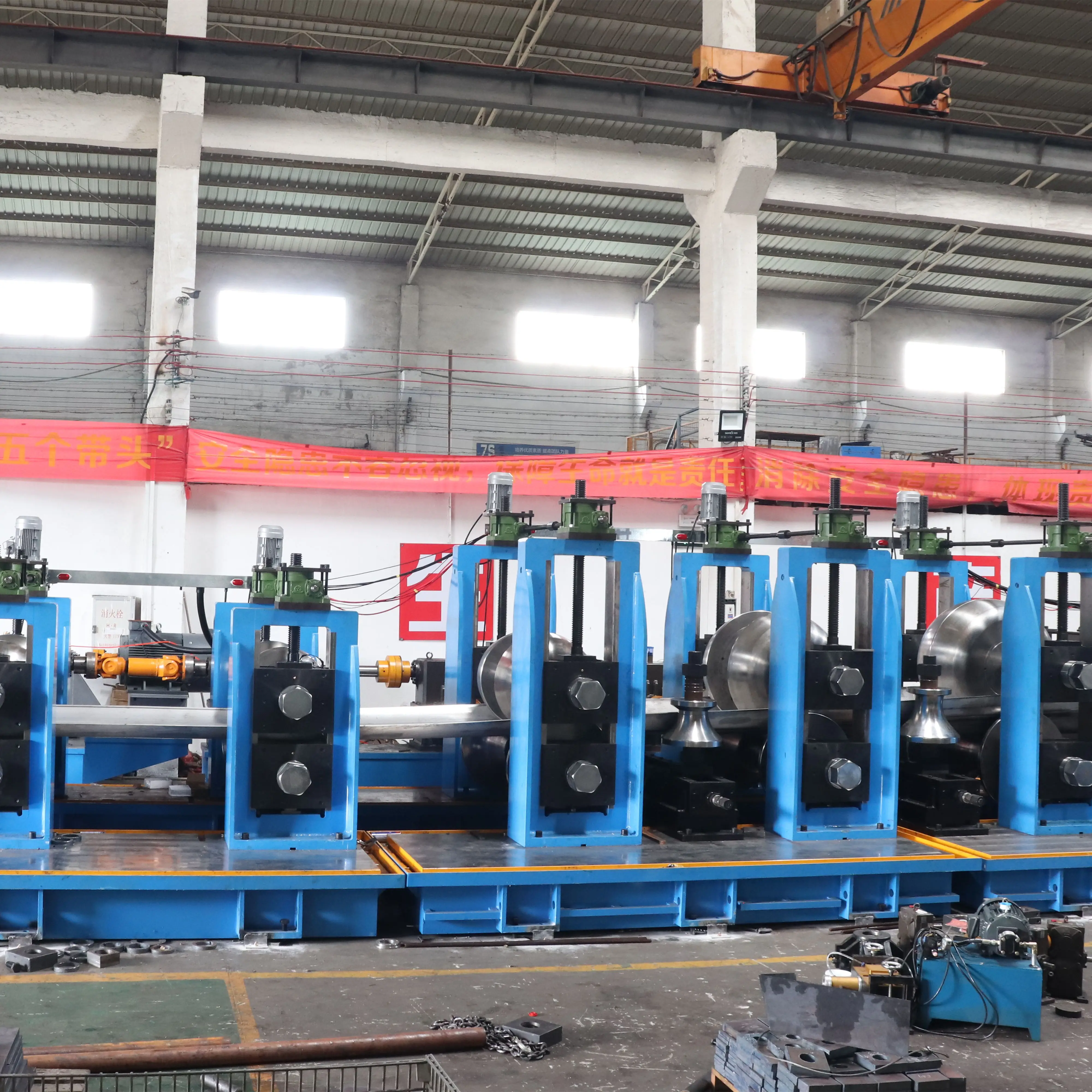 High Precision Tube Forming Solution 406mm Large Diameter Stainless Steel Pipe Making Machine High Precision Tube Mill